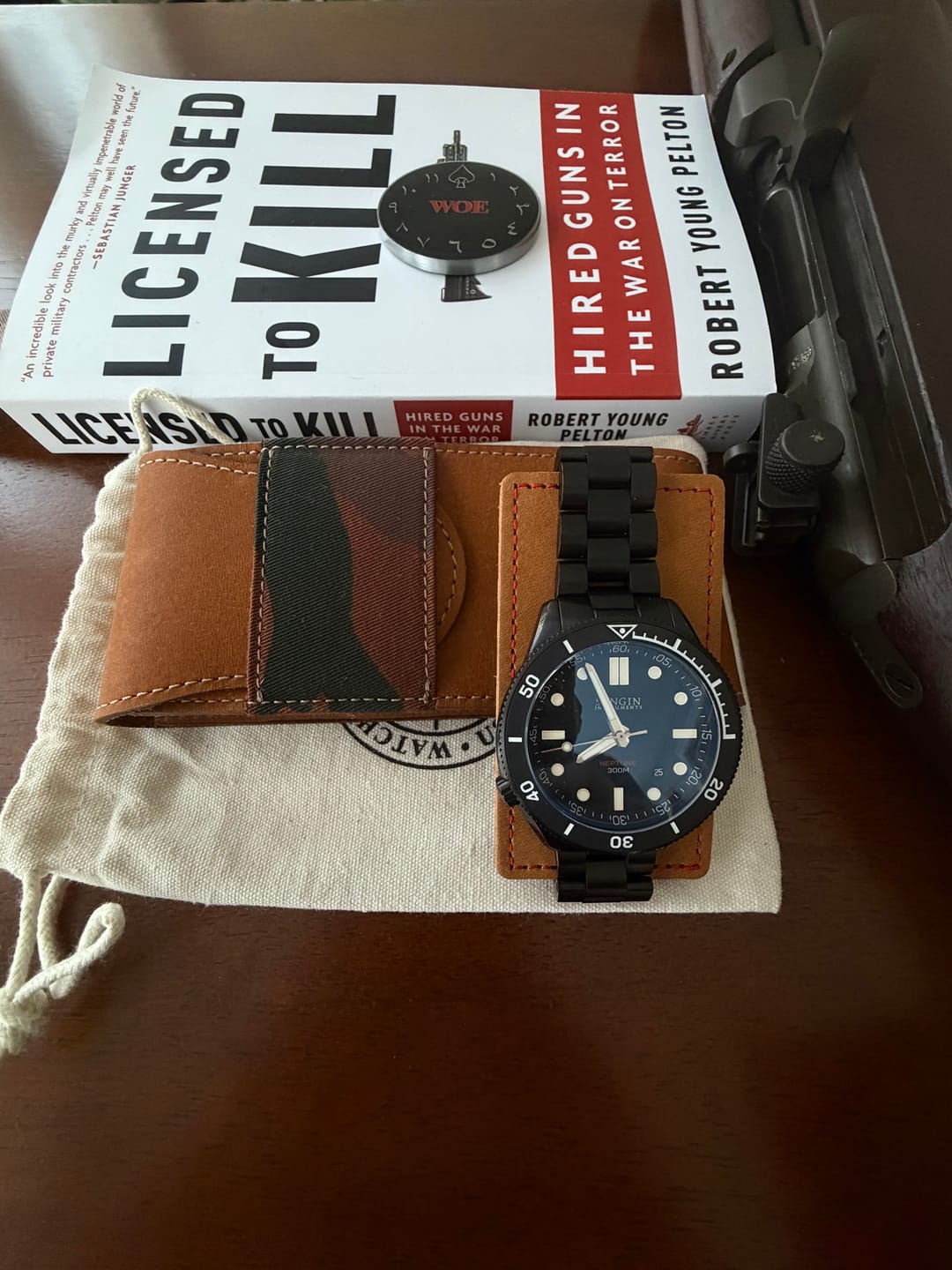 Customer photo review of Travel Pouch and Challenge Coin -NEW
