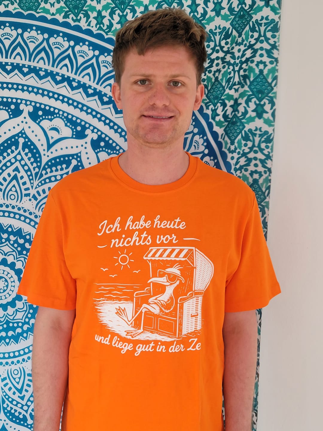 Customer photo review of Ich habe Heute Nichts vor · Unisex Premium Bio T-Shirt