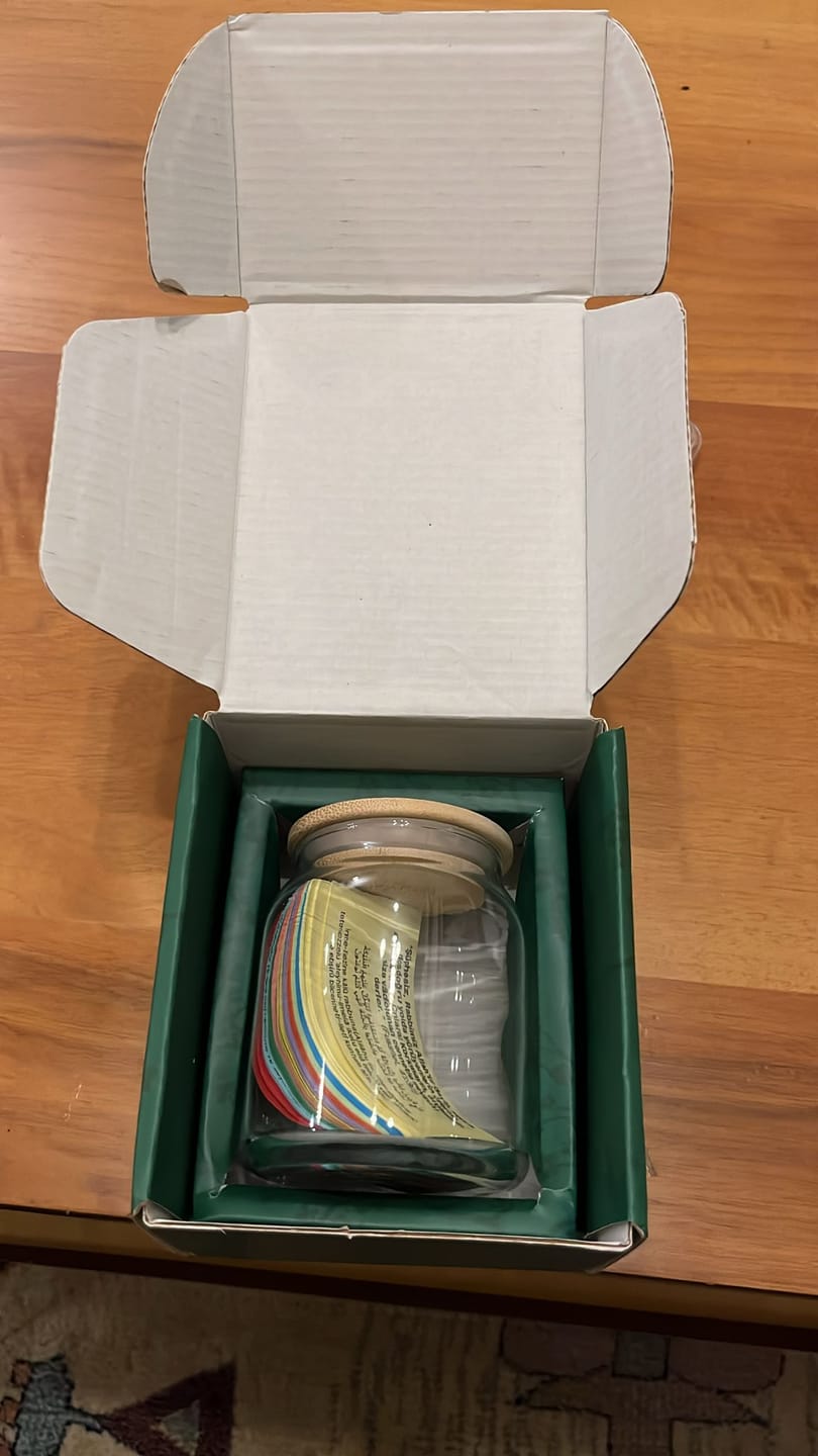 Customer photo review of Huzur Kavanoz - 150 Ayet - 10 Renkli