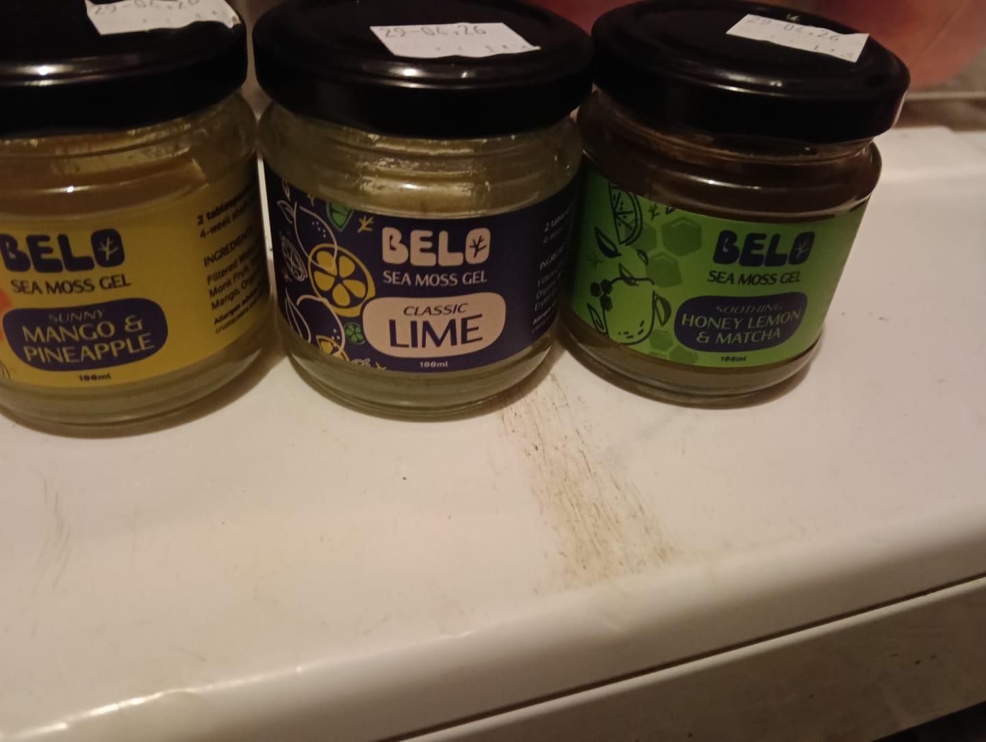 Customer photo review of Belo Sea Moss Gel - Starter Pack