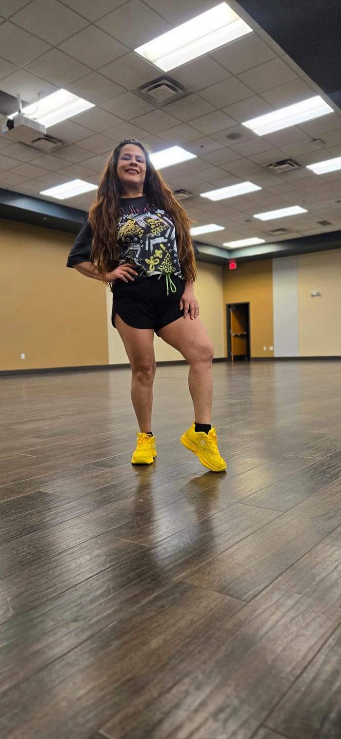 Customer photo review of Sizzlin' Mesh Boxy Crop Top