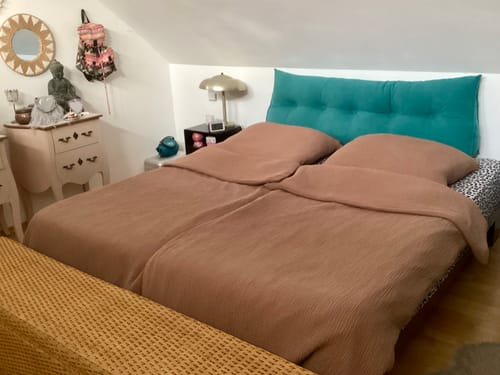 Customer photo review of Luxury Wedge Pillow