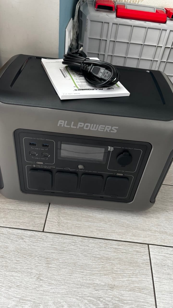 Customer photo review of ALLPOWERS R1500 LITE Portable Power Station 1600W 1056Wh