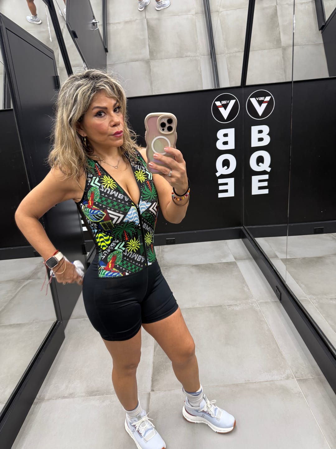 Customer photo review of Latin Movement Z-Lift Bodysuit With Mesh Back