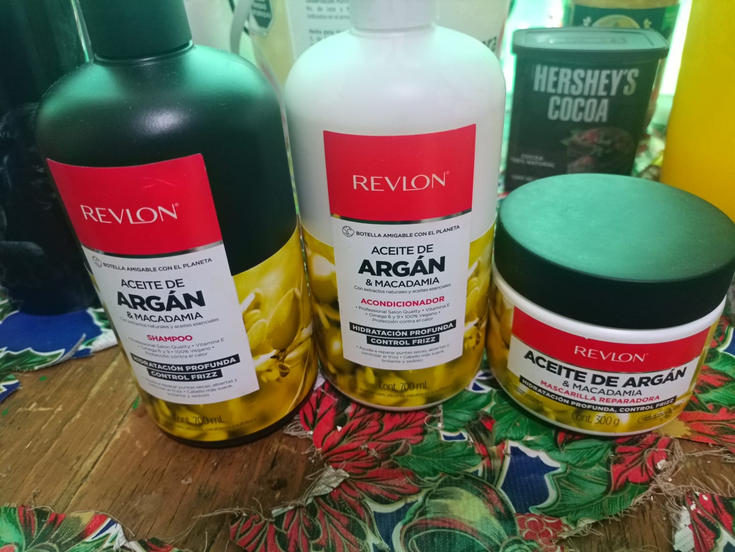 Customer photo review of Shampoo Macadamia + Aceite Argán Revlon