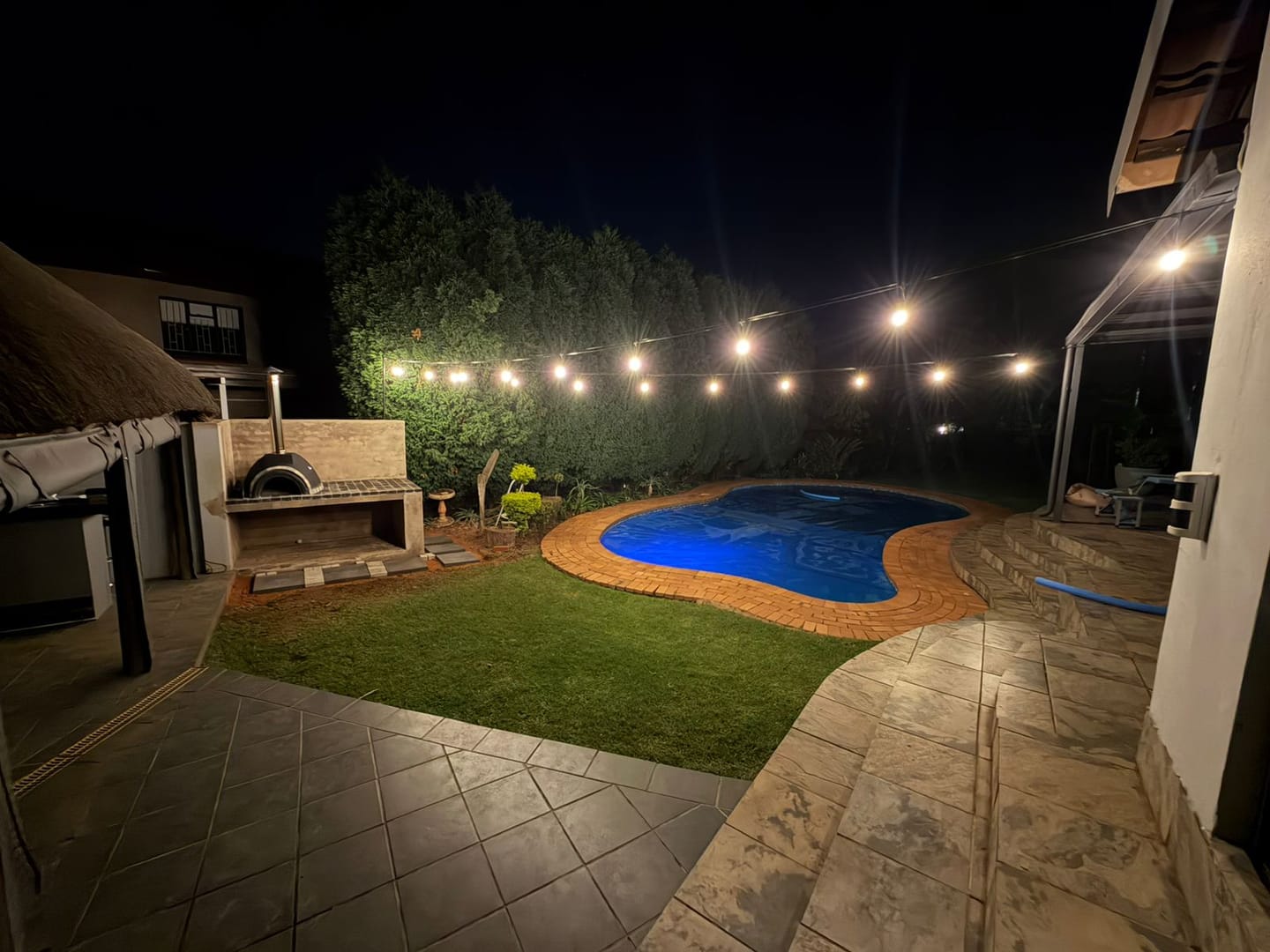 Customer photo review of Plug-In Festoon Bulb String Lights