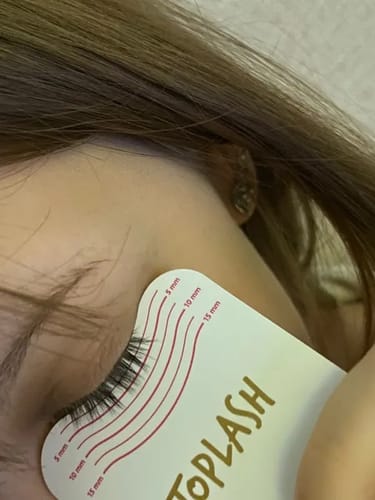 Customer photo review of Toplash eyelash and eyebrow growth serum — 3ml