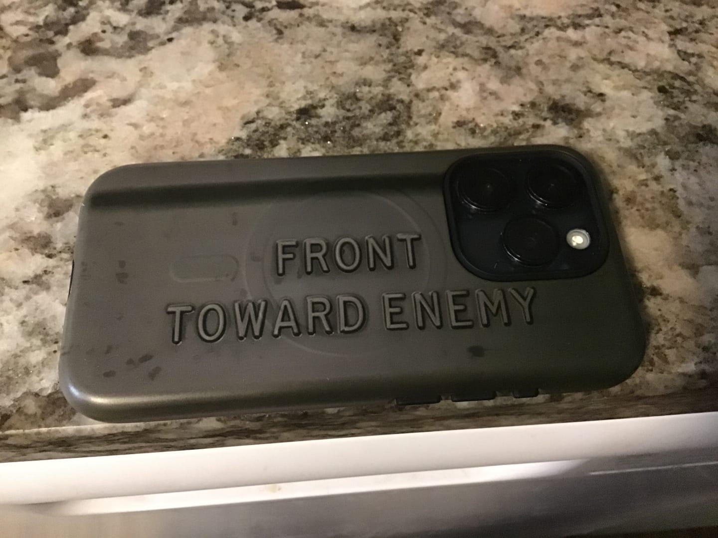 Customer photo review of M18A1 Claymore Gen 3 (Dark ODG) Tough Magnetic iPhone Case
