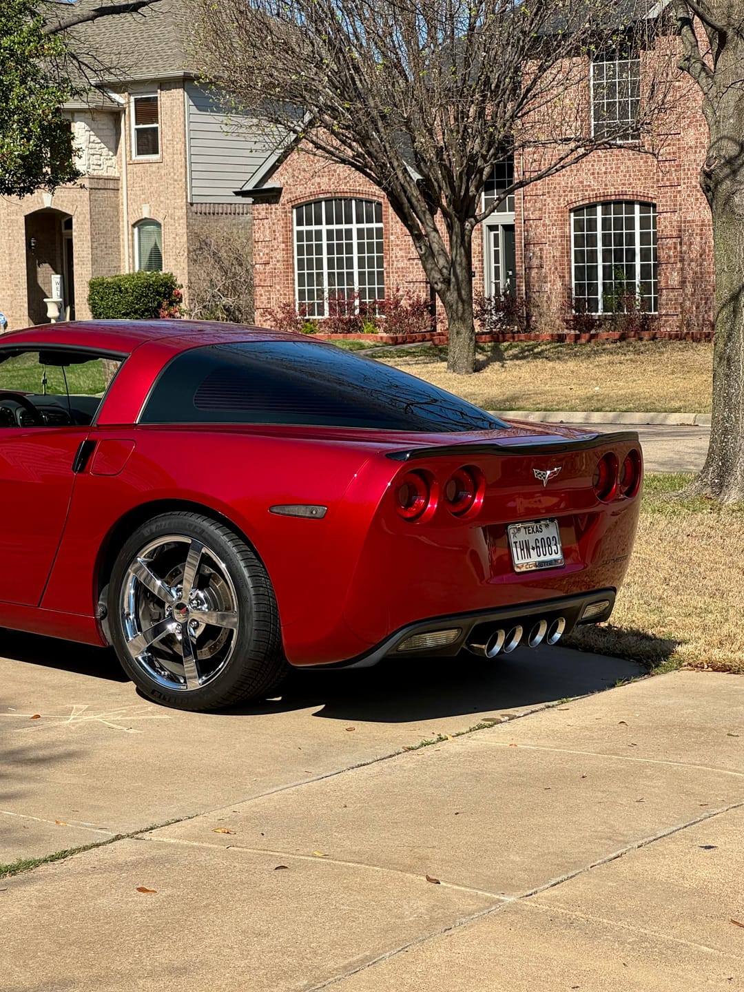Customer photo review of Corvette C6 ZR1 DRY CARBON FIBER Conversion Rear Trunk Spoiler