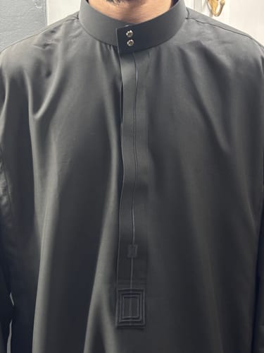 Customer photo review of Saudi thobe - Designer Black