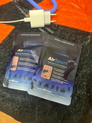 Customer photo review of Tiras Nasais de Alto Desempenho AirSport®