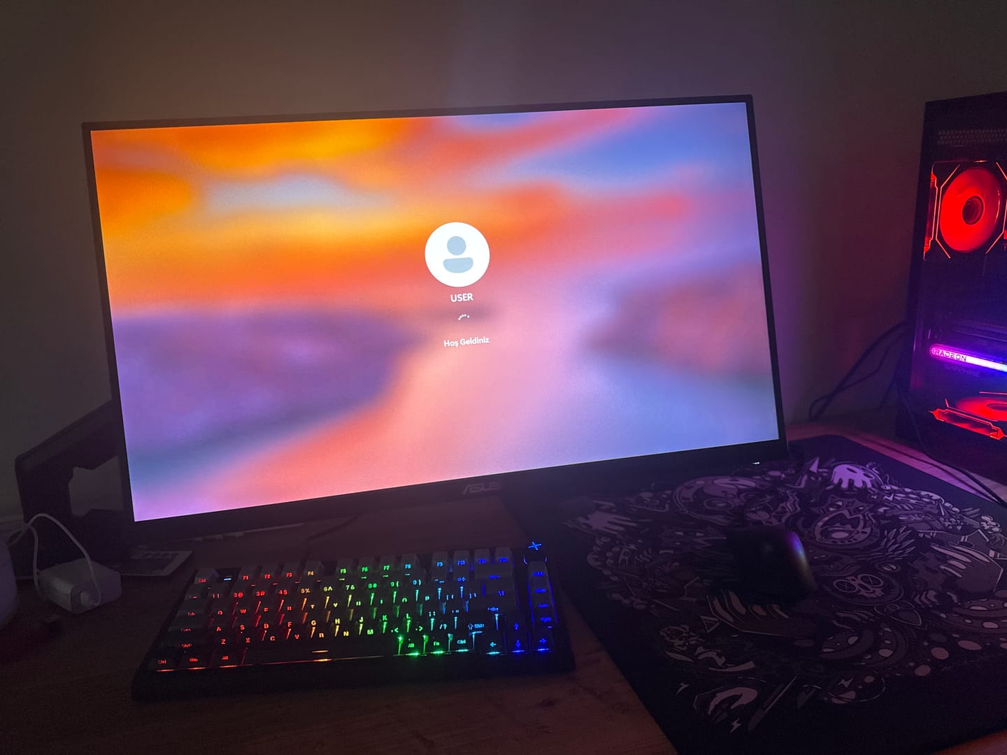 Customer photo review of Darmoshark Top75 HE Wireless Klavye (Manyetik Switch / HE)