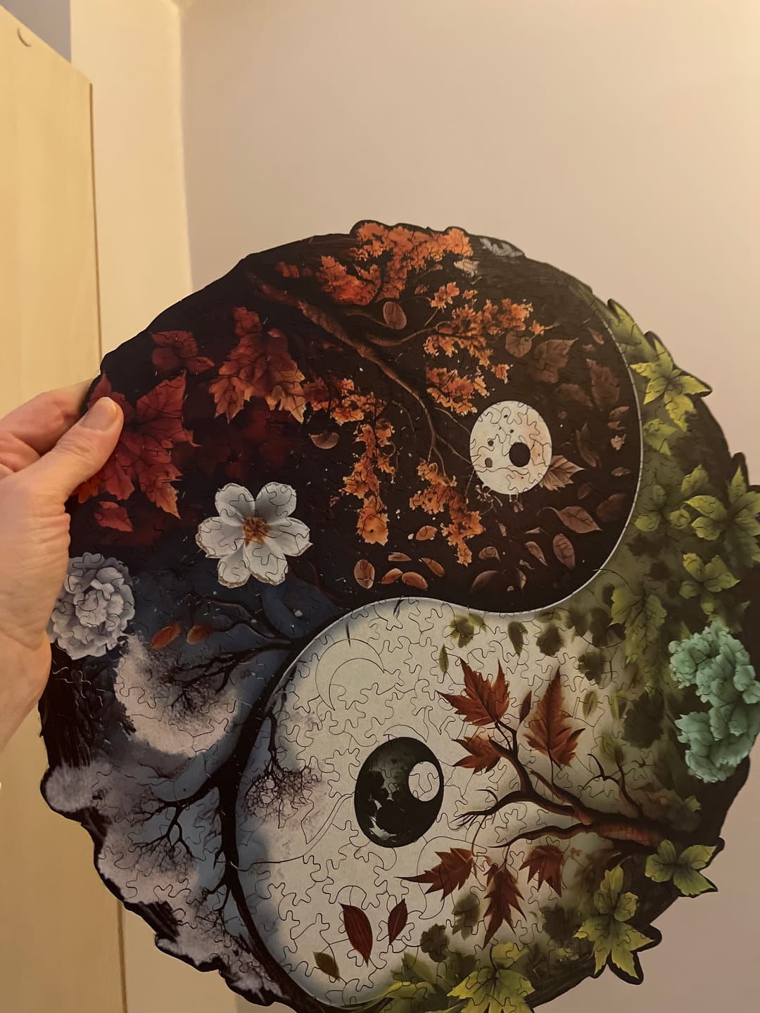 Customer photo review of 4 Season Yin Yang - Ahşap Puzzle