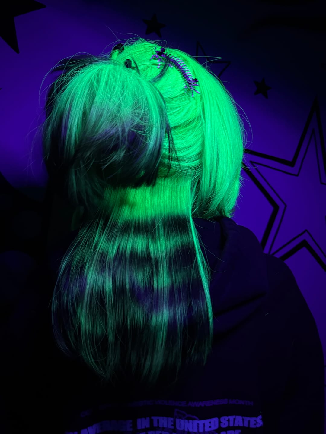Customer photo review of CENTIPEDE HAIRCLIP