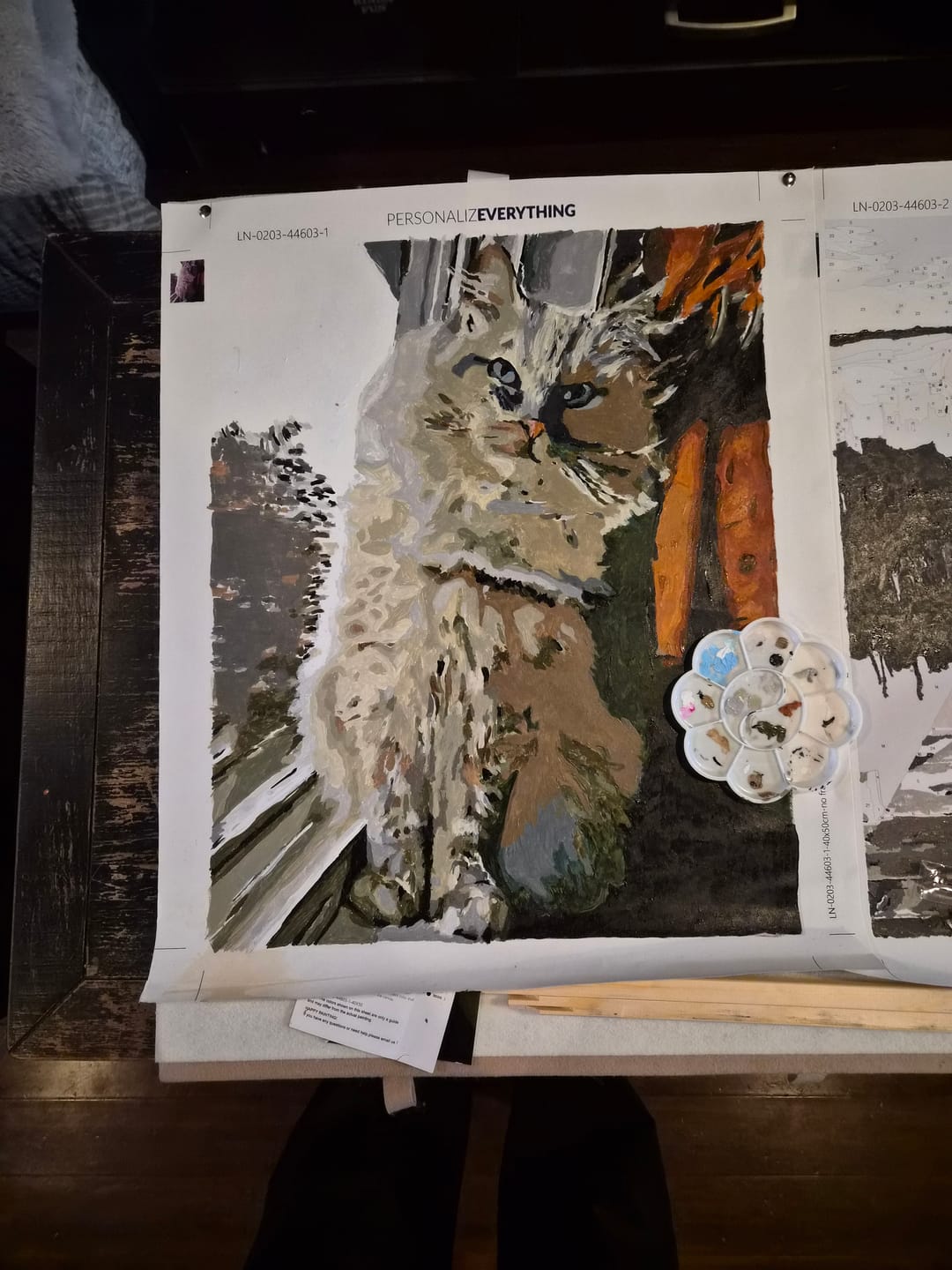 Customer photo review of Paint by Number Kit