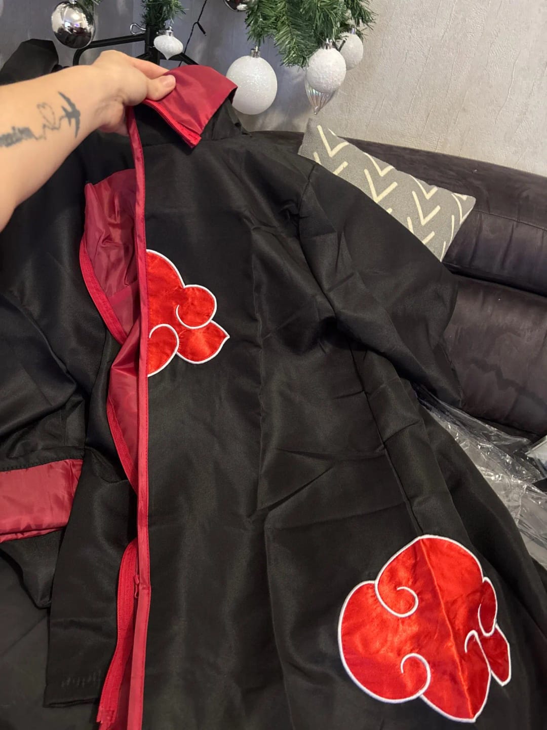 Customer photo review of Akatsuki Cloak - Uchiha Brothers Naruto Cosplay