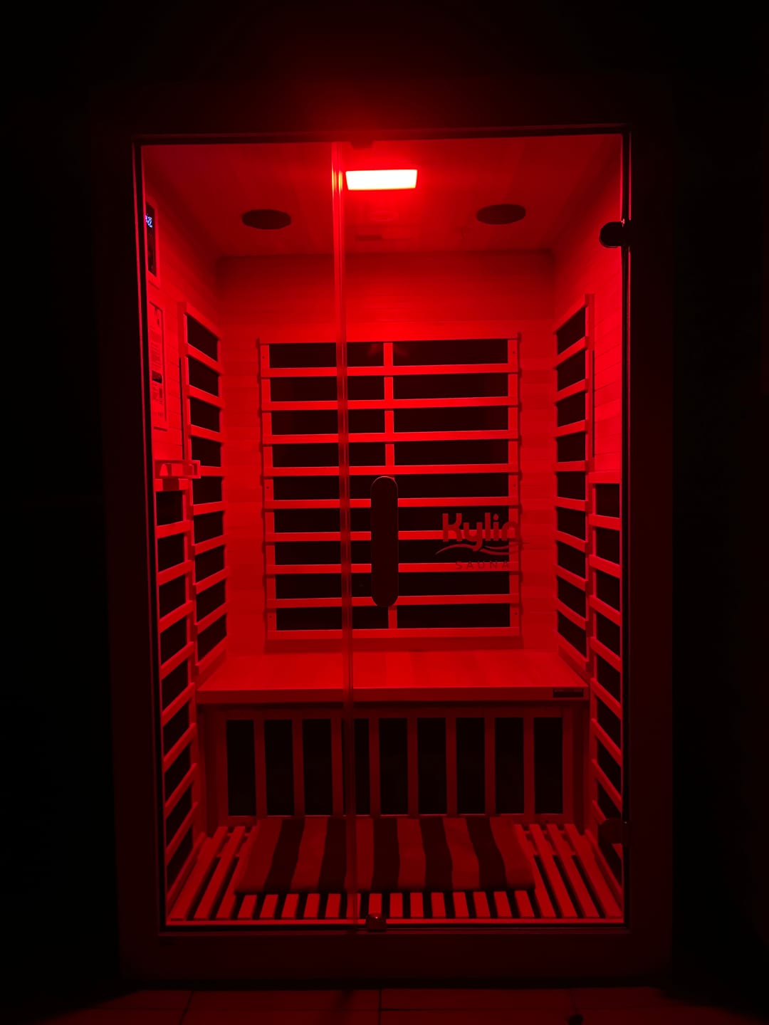 Customer photo review of Kylin Low EMF Carbon Infrared Sauna Room 2 Person H6203 (Floor Heater included)