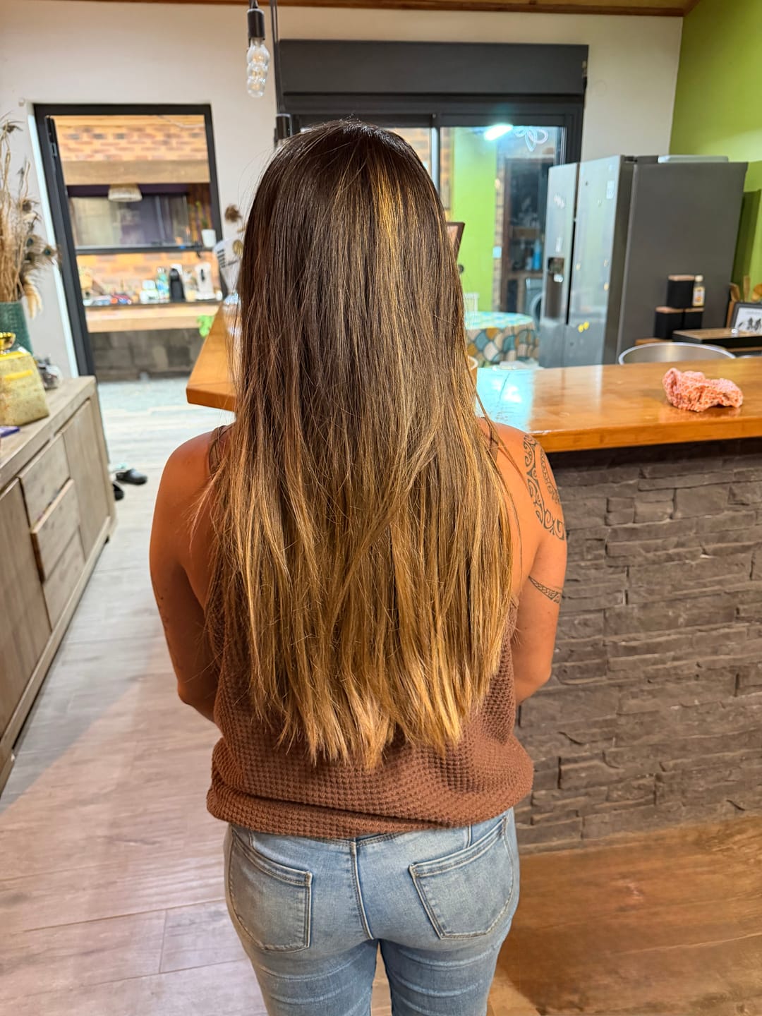 Customer photo review of Lissage SANTAL.