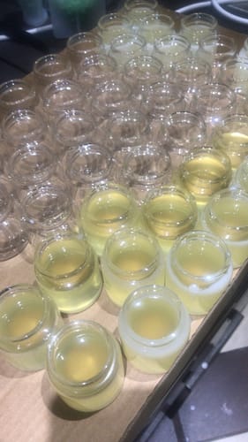 Customer photo review of Pote frasco vidrio transparente 50 ml con corcho