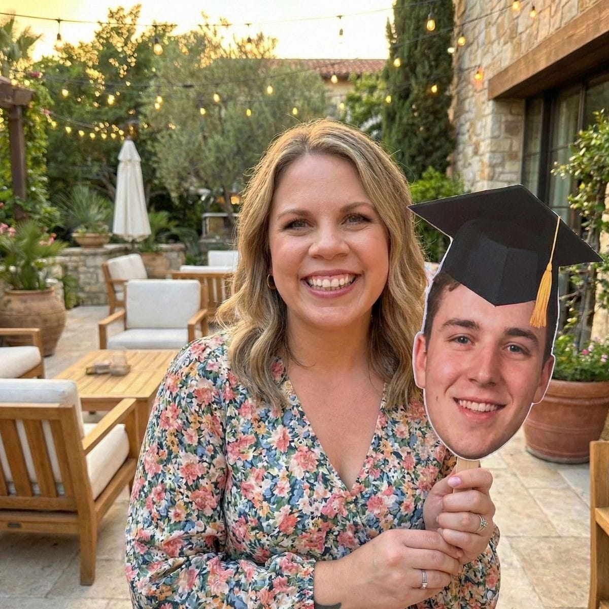 Customer photo review of Custom Face on Stick