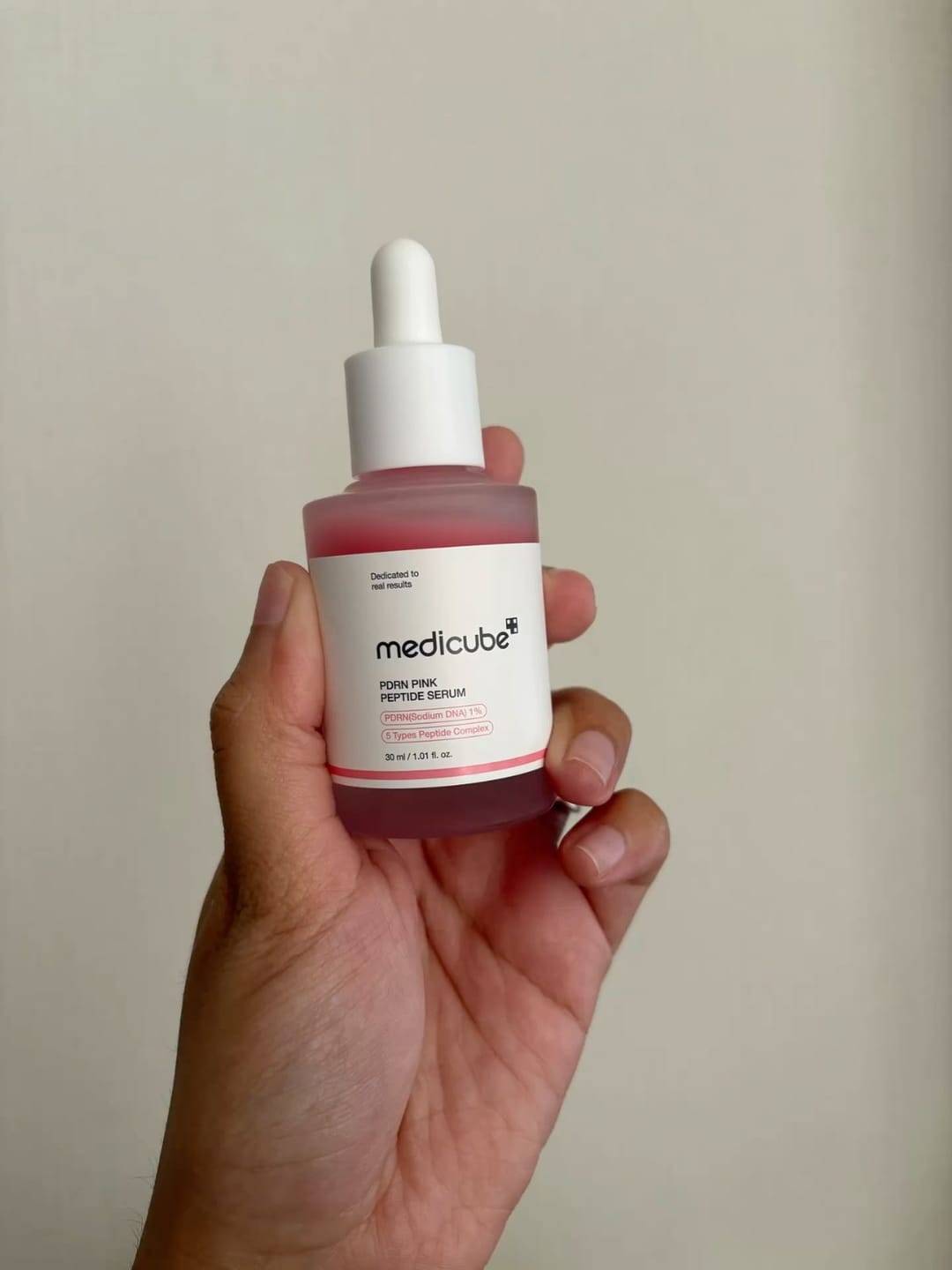 Customer photo review of Liftinga serums ar PDRN un peptīdiem Medicube PDRN Pink Peptide Serum