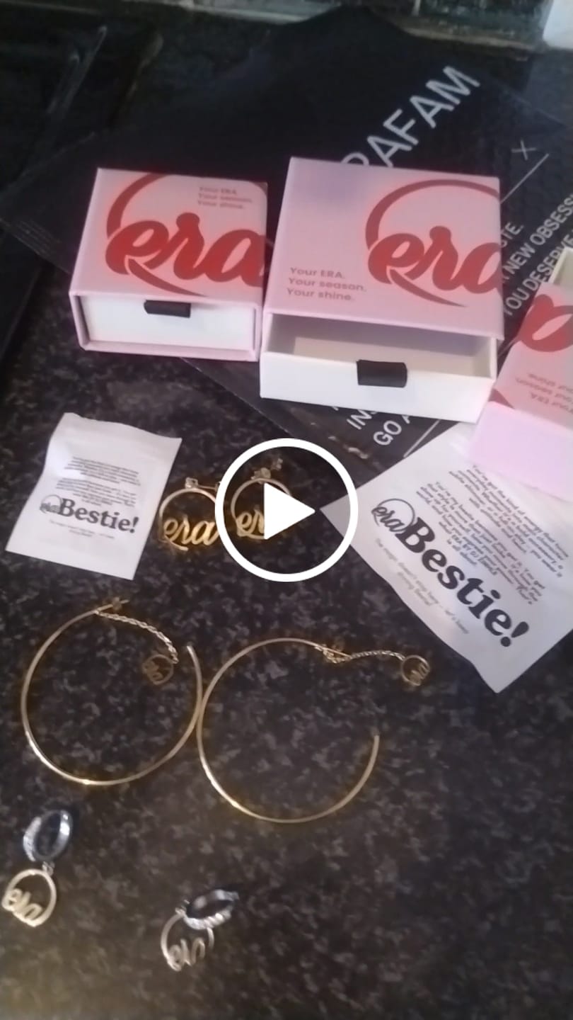 Customer video review of Gold Era Halo Mini Drop Hoops ✨