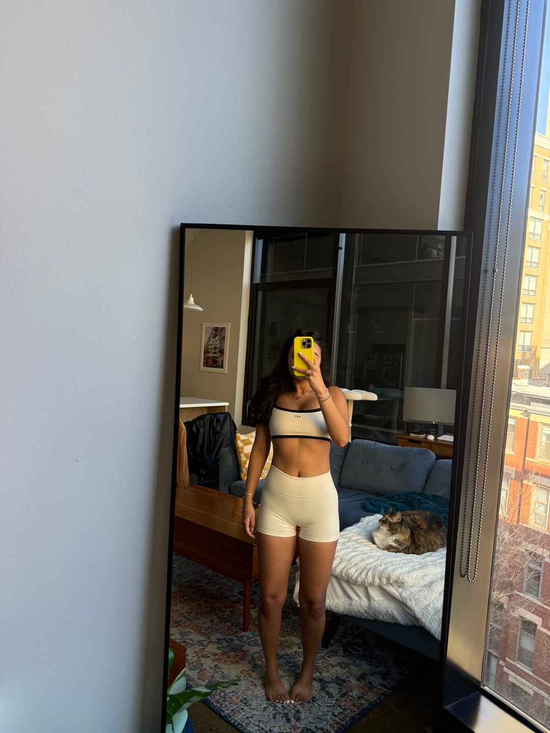 Customer photo review of The Micro Short / Cream