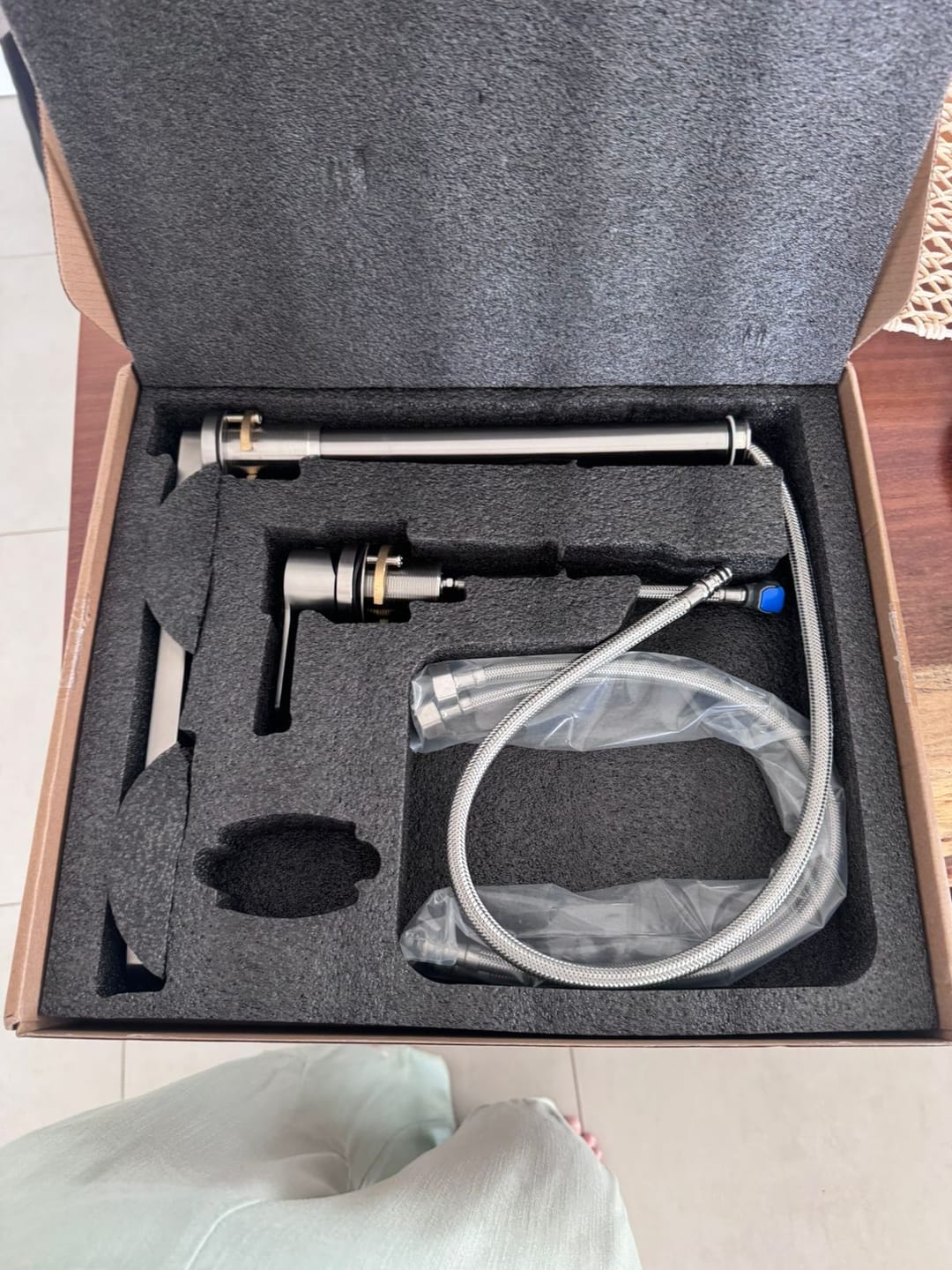 Customer photo review of Torneira para Cozinha Invisível 360° Sible