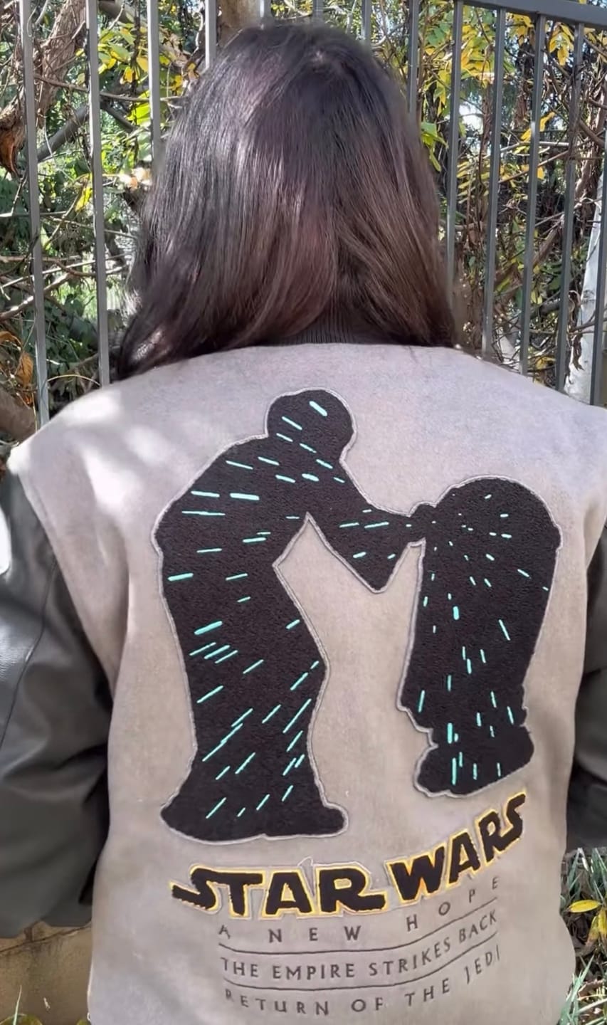 Customer photo review of Star Wars™ "A Long Time Ago...." – Limited-Edition Varsity Jacket