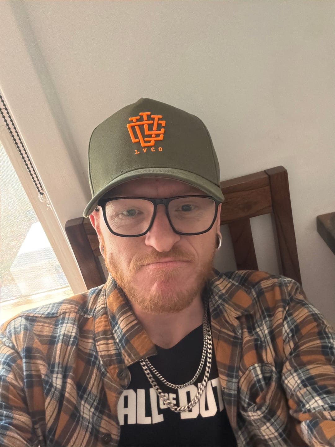 Customer photo review of LVCO "Khaki Blaze" A-Frame Snapback