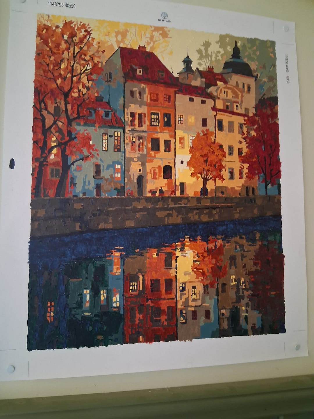 Customer photo review of Prague | Paint by Number