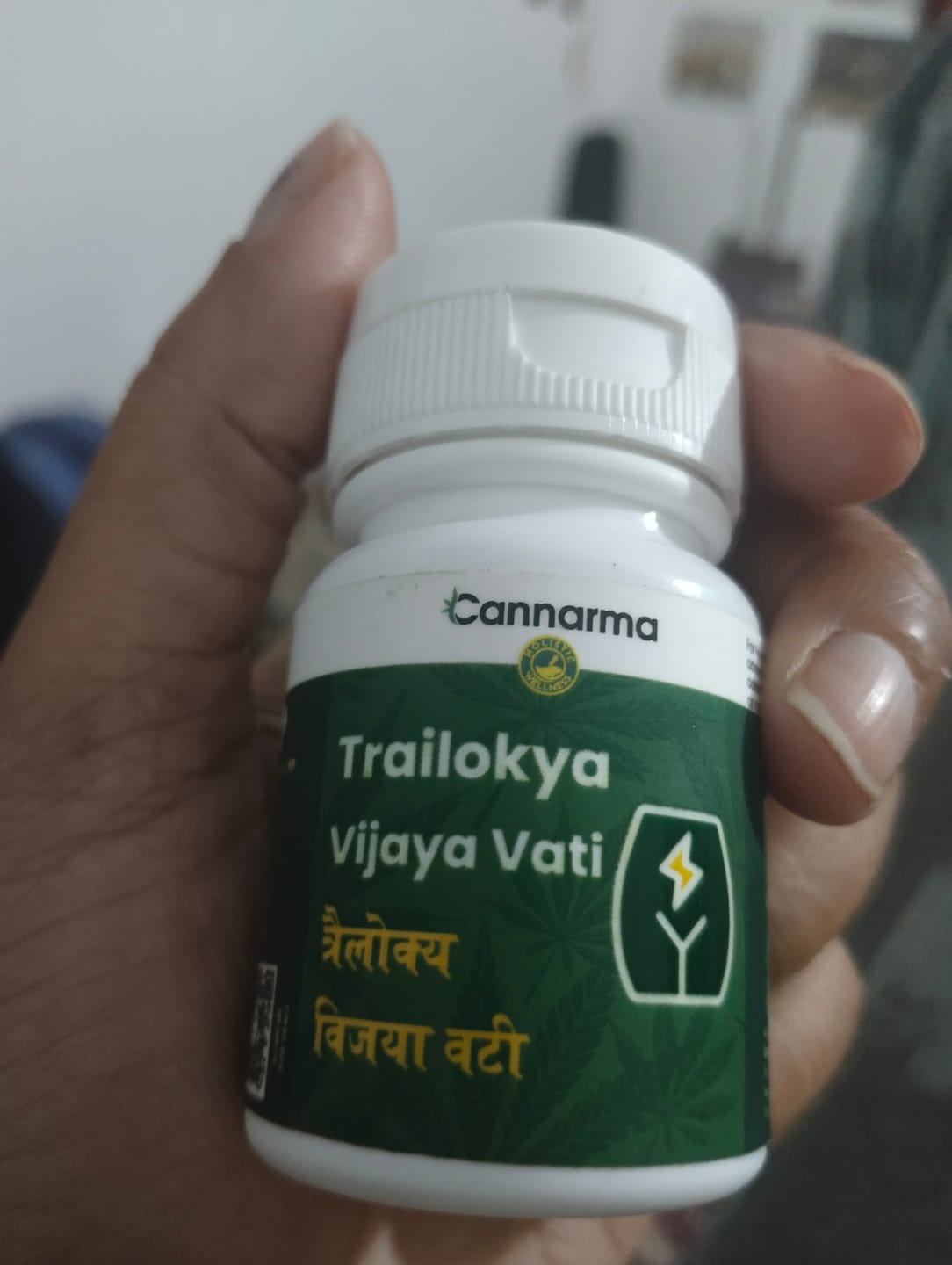 Customer photo review of Cannarma- Trailokya Vijaya Vati Medical Cannabis Capsule