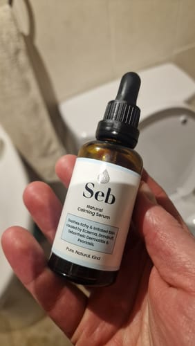 Customer photo review of Seb Natural Calming Serum