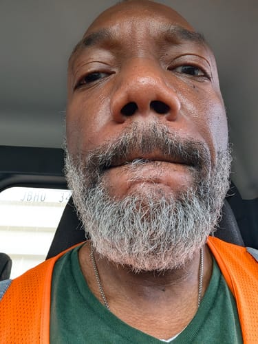 Customer photo review of Beard Care Kit