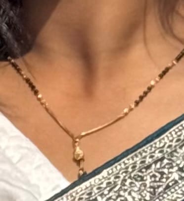 Customer photo review of Niyati Diamond Mangalsutra