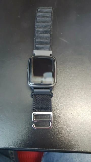 Customer photo review of COROS Nylon Band Strap For Smartwatch - Breathable Sport Loop
