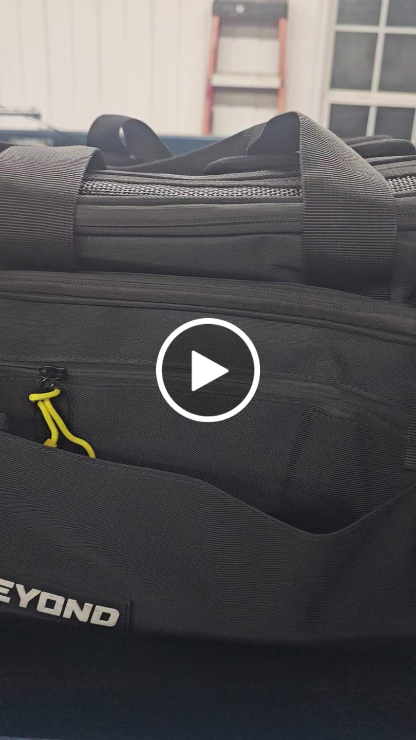 Customer video review of Beyond Fishing Hauler Tackle Bags -Available in Medium, Large, and Extra-Large