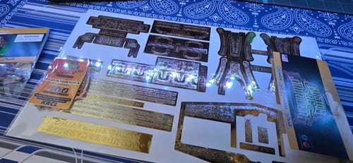 Customer photo review of 2 Tone engraved decals (Pre assembled)