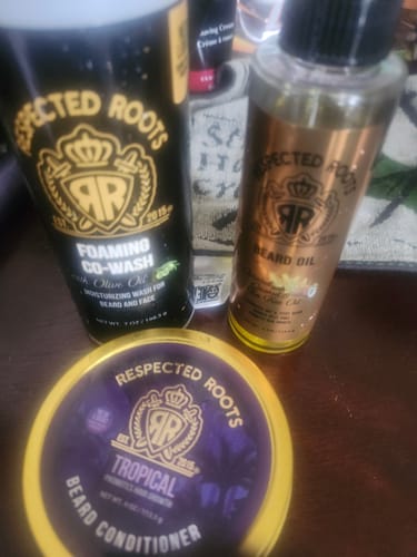 Customer photo review of Beard Care Kit