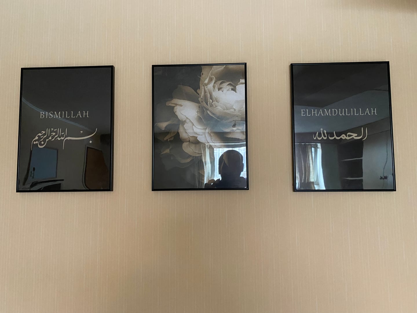 Customer photo review of Bismillah und Elhamdulillah - Rose - Set (Poster Set)