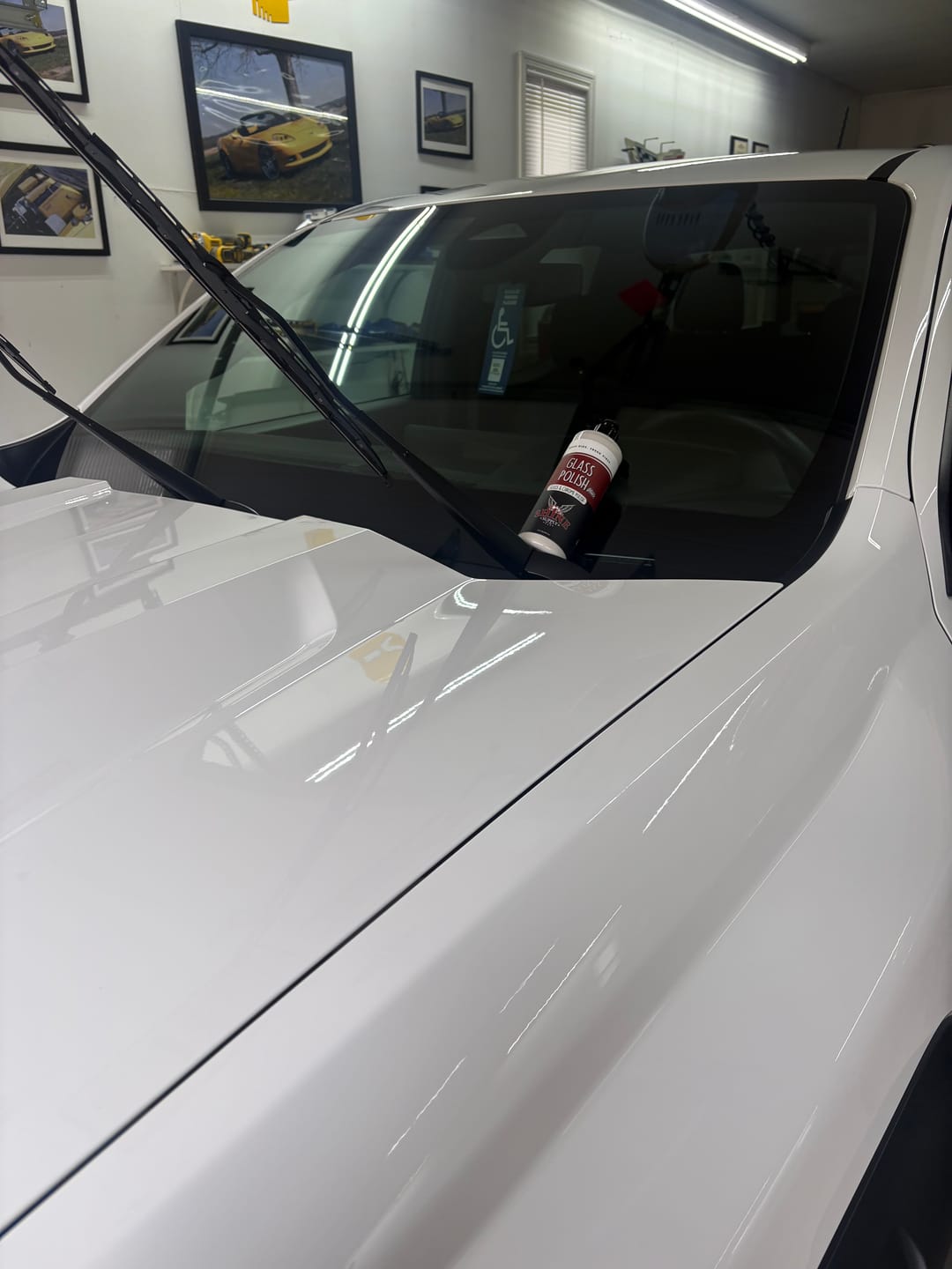 Customer photo review of Glass Polish Plus 16 oz
