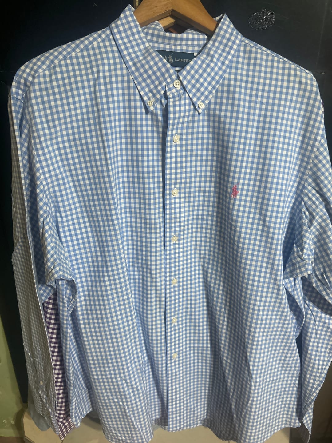 Customer photo review of Camisa Polo Ralph Lauren Custom Fit Manga Larga Talla XXL