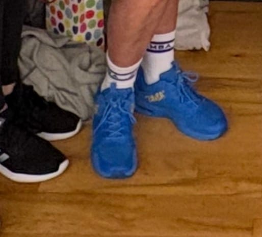 Customer photo review of Zumba Core Plush High Socks