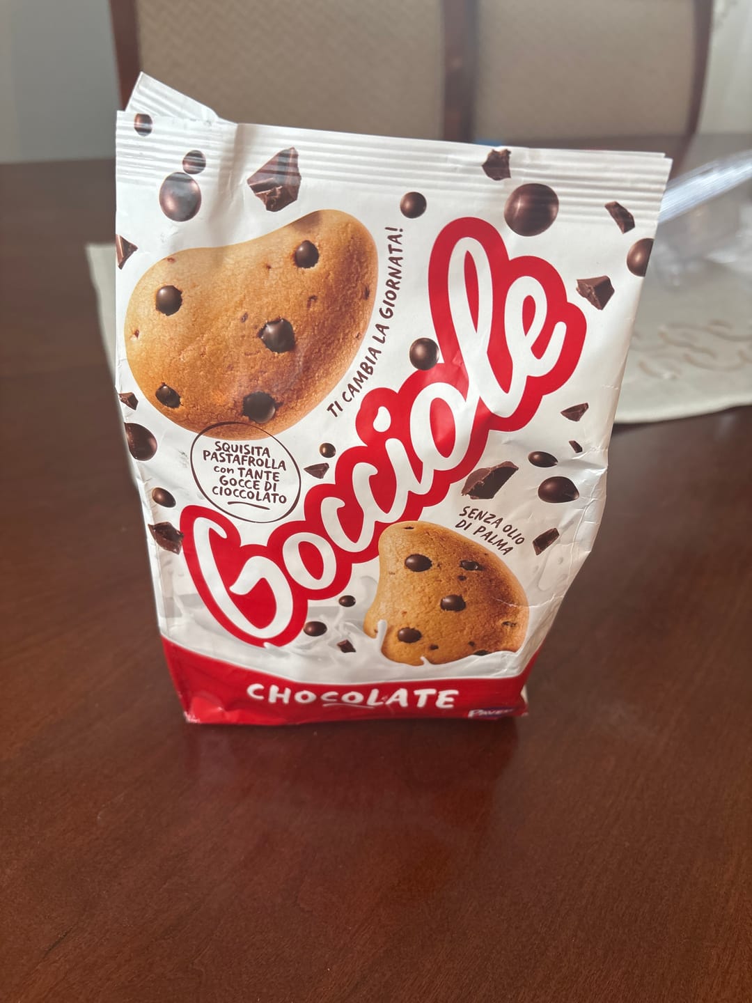 Customer photo review of Gocciole Chocolate Chip Cookies, 17.6 oz. (500 g)