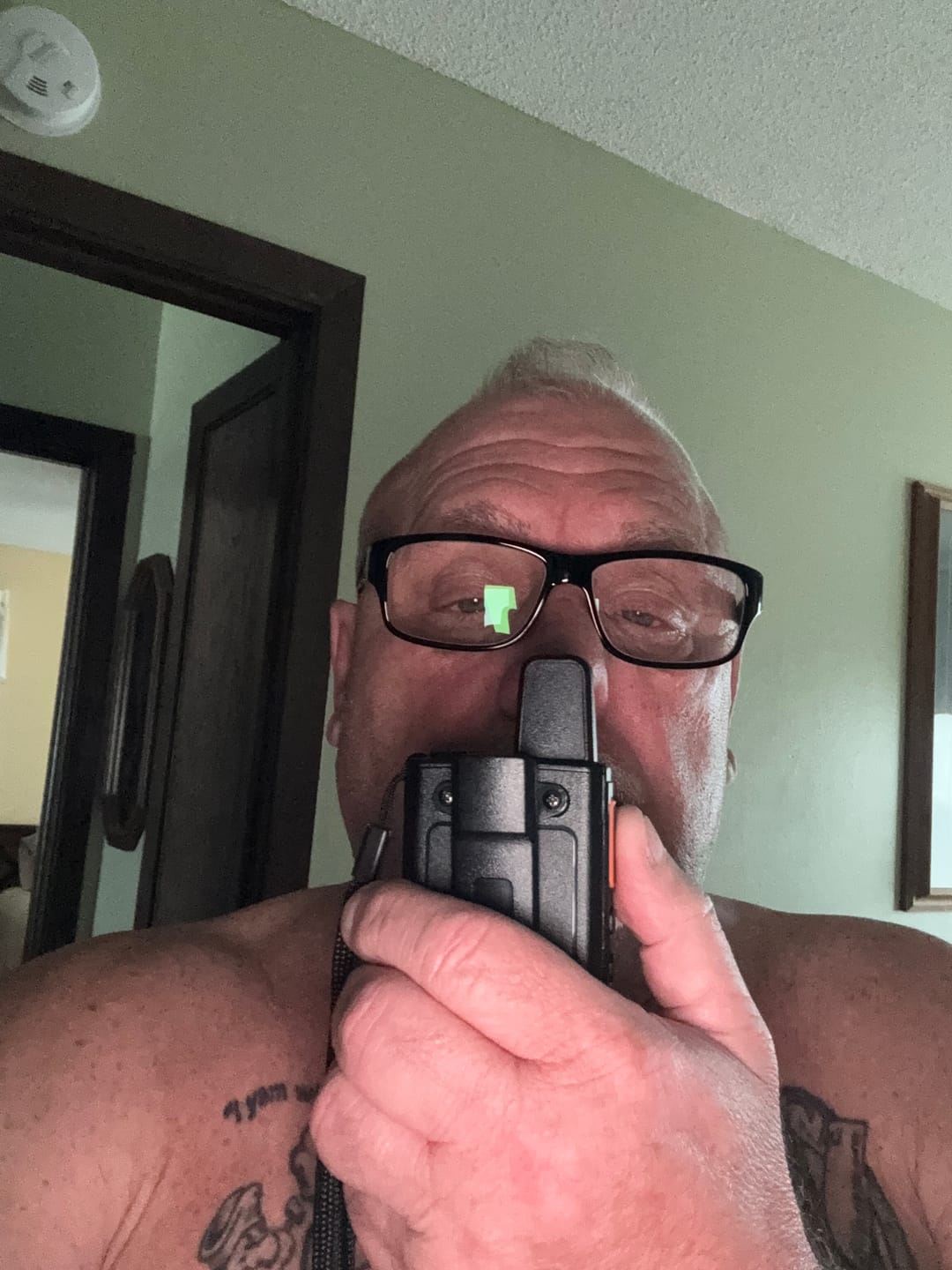 Customer photo review of Echo Radios PTT Walkie-Talkie