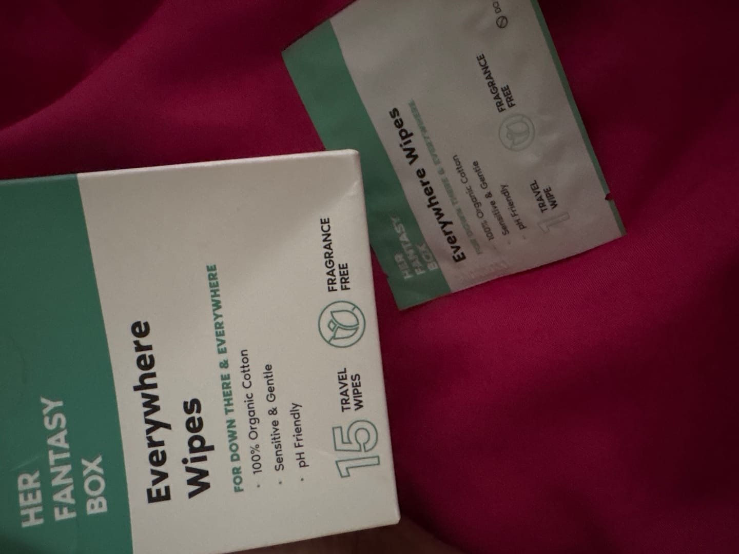 Customer photo review of Everywhere Wipes - Odor Removing Travel Wipes