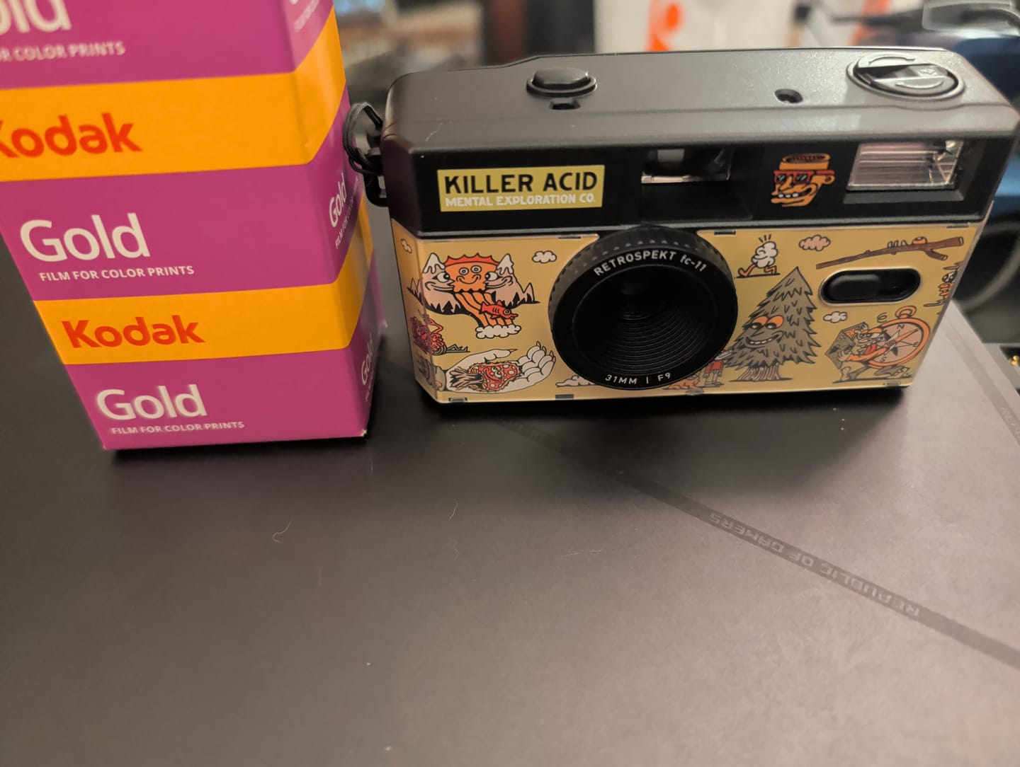 Customer photo review of Killer Acid “Mental Exploration Co.” 35mm Film Camera