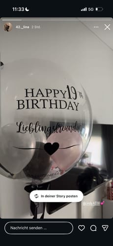 Customer photo review of BALLOONIZER - Ballon Konfigurator