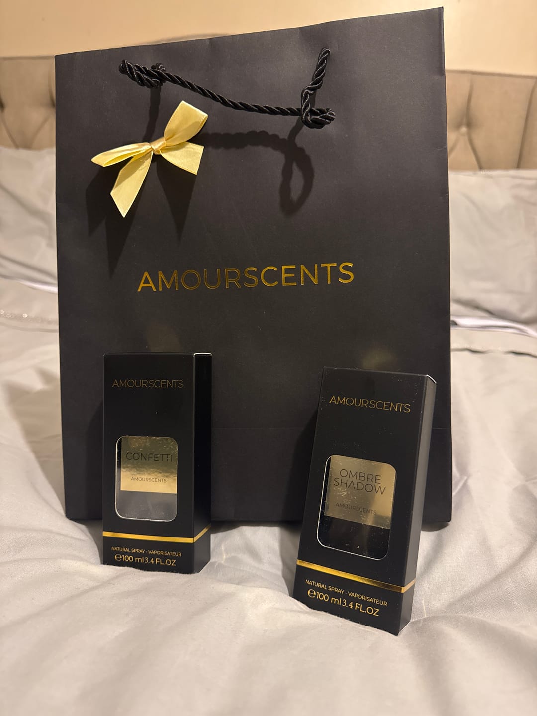 Customer photo review of X3 100ml Perfume Bundle