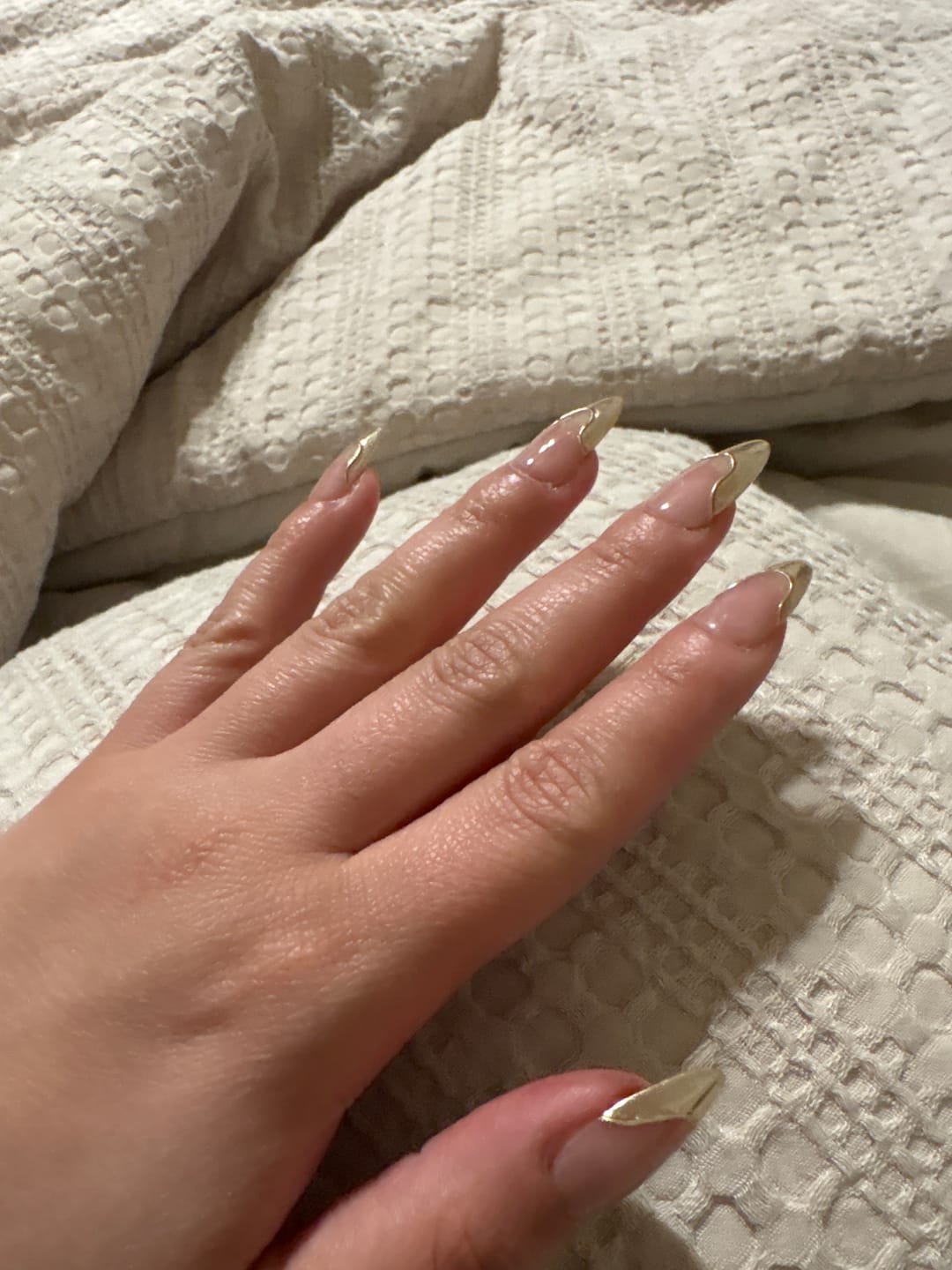Customer photo review of Twilight gold crescents